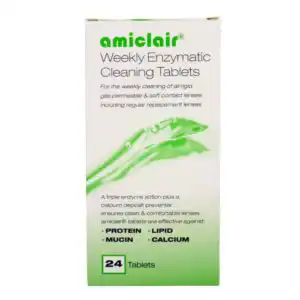 Amiclair-1 Amiclair Contact Lens Protein Remover Tablets
