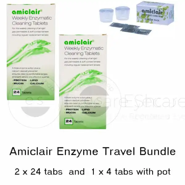 AmiclairTravelBundle-1 Amiclair Contact Lens Protein Remover Tablets