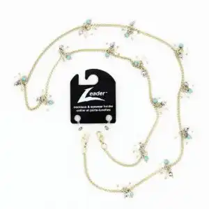 Arista-0001-1 Glasses Chain 'Arista Turquoise Cluster'