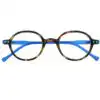 Campbell-Blue-Front-1 Reading Glasses - Unisex - Campbell - Tortoiseshell / Blue
