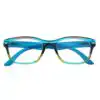 Carnival-Blue-Front-1 Reading Glasses - Unisex - Carnival - Blue / Multi