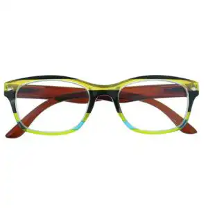Carnival-Brown-Front-1 Reading Glasses - Unisex - Carnival - Brown / Multi