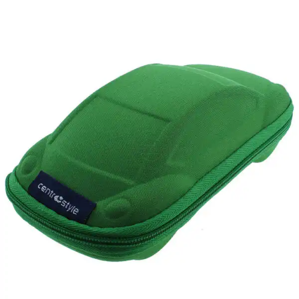 CentroStyle_Childrenscarcases_GreenWaterMark_1-1 Green Car Shaped Childrens Glasses Case - Eyecare-Shop