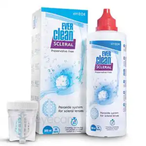 Ever_Clean_Scleral_300ml_x1_bd8004e9-9ced-49c9-8914-432dee7ca9b9-1 Ever Clean Scleral Contact Lens Daily Disinfection - 300 ml - 30 Days
