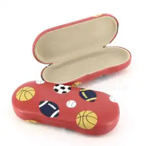 Fun_Water_Marked-1 Glasses Case with football, Soccer Cricket & Baseball pattern cover