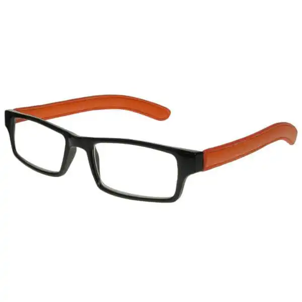 GL2128_Prague_Black_Orange-1 +3.00 Reading Glasses - Unisex - Black&Orange - Prague - Eyecare-Shop - 2