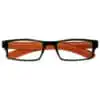 GL2128_Prague_Black_Orange_Front-1 +3.00 Reading Glasses - Unisex - Black&Orange - Prague - Eyecare-Shop - 1