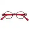GL2177_Louvre_PNK_Front +1.00 Reading Glasses - Womens - Pink Stripe - Louvre - Eyecare-Shop - 1
