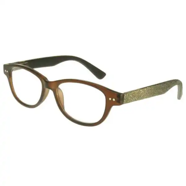 GL2189_Rene_Dark_Brown-1 +1.00 Reading Glasses - Unisex - Dark Brown - Rene - Eyecare-Shop - 2