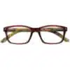 GL2204_Eva_Purple_Bamboo_Front-1 +1.00 Reading Glasses - Womens - Purple - Eva - Eyecare-Shop - 1
