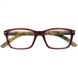 GL2204_Eva_Purple_Bamboo_Front-1 +1.00 Reading Glasses - Womens - Purple - Eva - Eyecare-Shop - 1