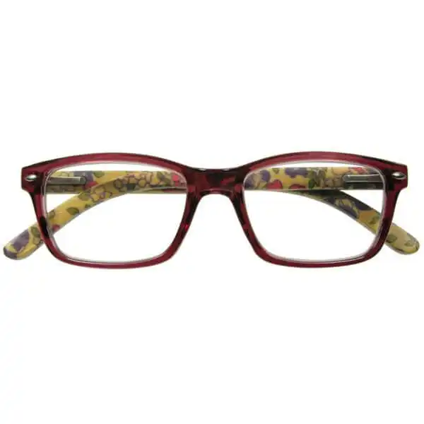 GL2204_Eva_Purple_Bamboo_Front-1 +1.00 Reading Glasses - Womens - Purple - Eva - Eyecare-Shop - 1