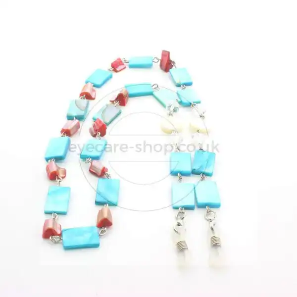 Glasses Chain 'Natural Shell Rectangular' - Eyecare-Shop - 3