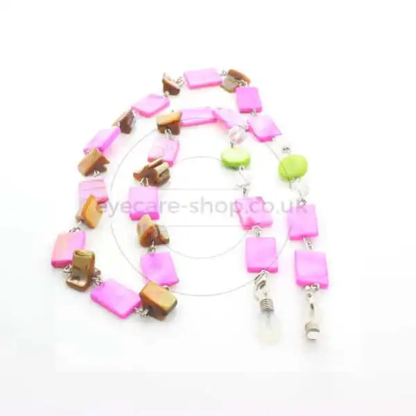 Glasses Chain 'Natural Shell Rectangular' - Eyecare-Shop - 2