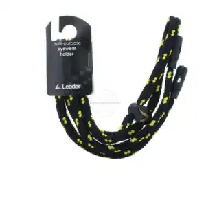 Leader_EyewearHolder_Black_yellowWaterMark Sports Glasses Cord by Leader - Eyecare-Shop - 2