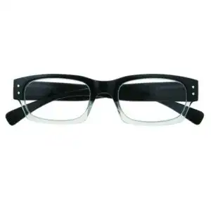 Portabello-Black-Front-1 Reading Glasses - Unisex - Portabello - Black