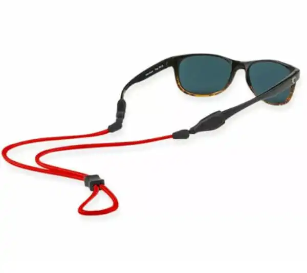 Terra_System_Adjustable_ML_End_Red-1 Croakies Terra System Adjustable Eyewear Retainer - S/M or M/L Ends