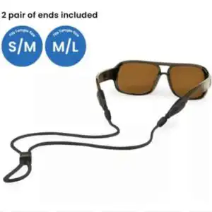 Terra_System_Adjustable_SM___ML_Combo_Black-1 Croakies Terra System Adjustable Combo - Black S/M and M/L End