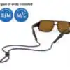 Terra_System_Adjustable_SM___ML_Combo_Navy-1 Croakies Terra System Adjustable Combo - Black S/M and M/L End