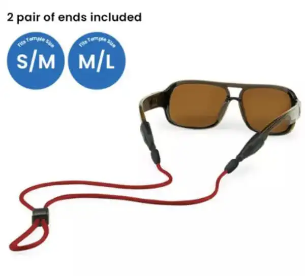 Terra_System_Adjustable_SM___ML_Combo_Red-1 Croakies Terra System Adjustable Combo - Black S/M and M/L End