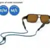 Terra_System_Adjustable_SM___ML_Combo_Royal-1 Croakies Terra System Adjustable Combo - Black S/M and M/L End