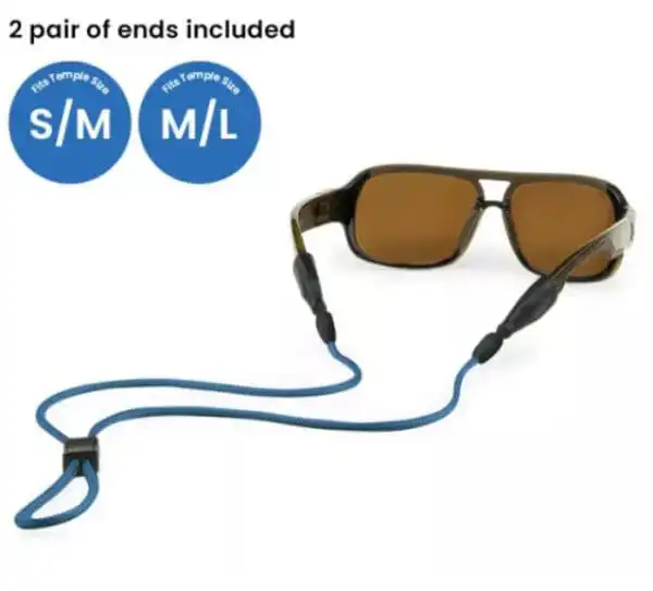 Terra_System_Adjustable_SM___ML_Combo_Royal-1 Croakies Terra System Adjustable Combo - Black S/M and M/L End