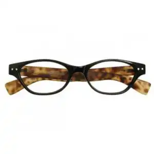 gl2172_layla_blk_front_3478e136-dbfd-4257-8e47-0743ff26ec53-1 Reading Glasses - Womens - Layla - Black & Tortoise Shell
